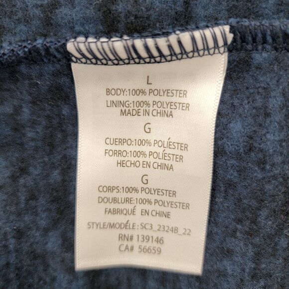 FC Barcelona Mens Long Sleeve Full Zip Hoodie Windbreaker/Sweater Jacket L - Picture 8 of 12